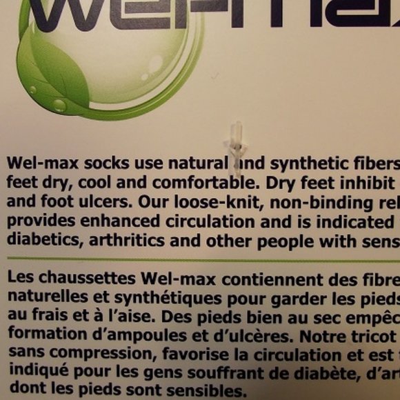 WEL-MAX, Diabetic Socks, Men XL Lot of 3 Black/Tan - Picture 3 of 7
